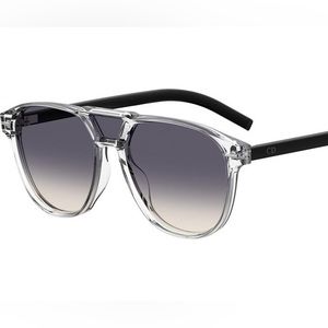 Dior Homme Blacktie 263S Sunglasses w/ Case | 0900 Crystal 56MM